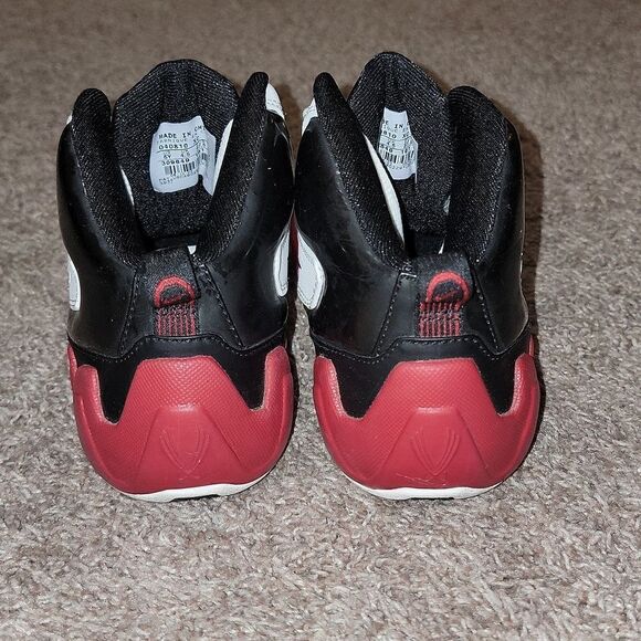 Nike Flight Shox Youth 2004 Blk White Red 040709 Size 5Y Sneakers 309649-161 - Picture 3 of 12